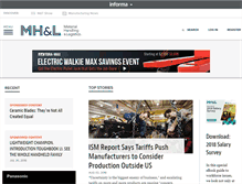 Tablet Screenshot of mhlnews.com